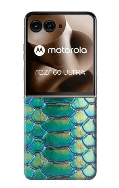 S3414 Green Snake Scale Graphic Print Case For Motorola Razr 60 Ultra, Razr Ultra 2025