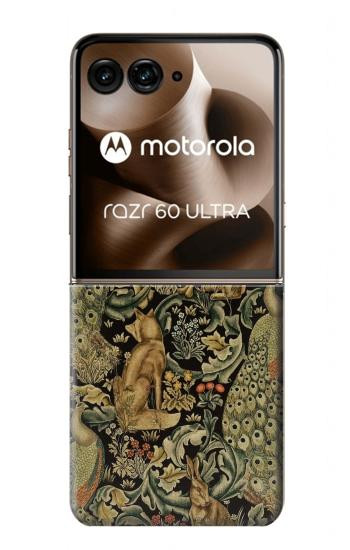 S3661 William Morris Forest Velvet Case For Motorola Razr 70 Ultra, 60 Ultra, 50 Ultra, Ultra 2026, Ultra 2025