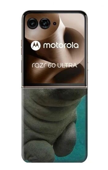 S3871 Cute Baby Hippo Hippopotamus Case For Motorola Razr 70 Ultra, 60 Ultra, 50 Ultra, Ultra 2026, Ultra 2025