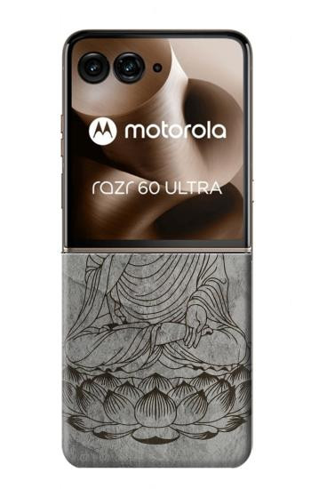 S3873 Buddha Line Art Case For Motorola Razr 70 Ultra, 60 Ultra, 50 Ultra, Ultra 2026, Ultra 2025