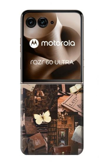S3877 Dark Academia Case For Motorola Razr 70 Ultra, 60 Ultra, 50 Ultra, Ultra 2026, Ultra 2025