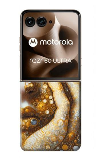 S4026 Women Crying Golden Tear Case For Motorola Razr 70 Ultra, 60 Ultra, 50 Ultra, Ultra 2026, Ultra 2025