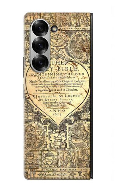 S0330 Bible Page Case For Samsung Galaxy Z Fold 7
