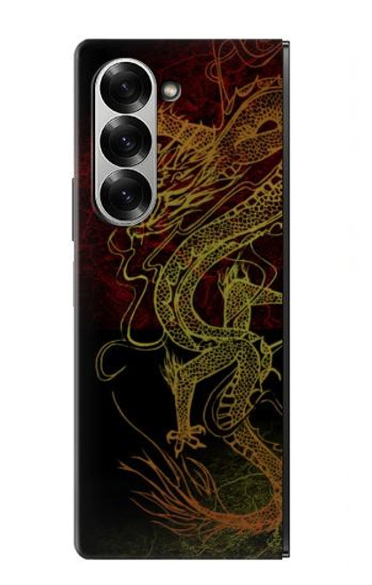 S0354 Chinese Dragon Case For Samsung Galaxy Z Fold 7