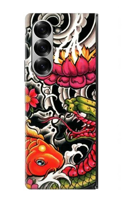 S0605 Yakuza Tattoo Case For Samsung Galaxy Z Fold 7