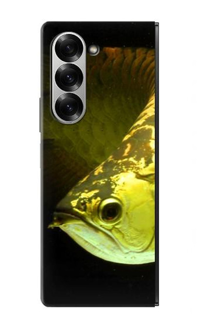 S1021 Gold Arowana Fish Case For Samsung Galaxy Z Fold 7