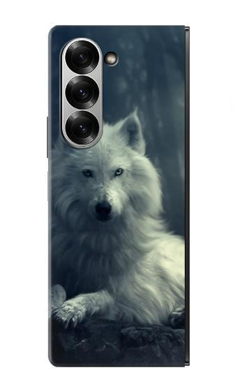 S1516 White Wolf Case For Samsung Galaxy Z Fold 7