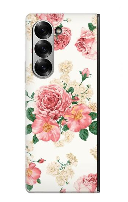 S1859 Rose Pattern Case For Samsung Galaxy Z Fold 7