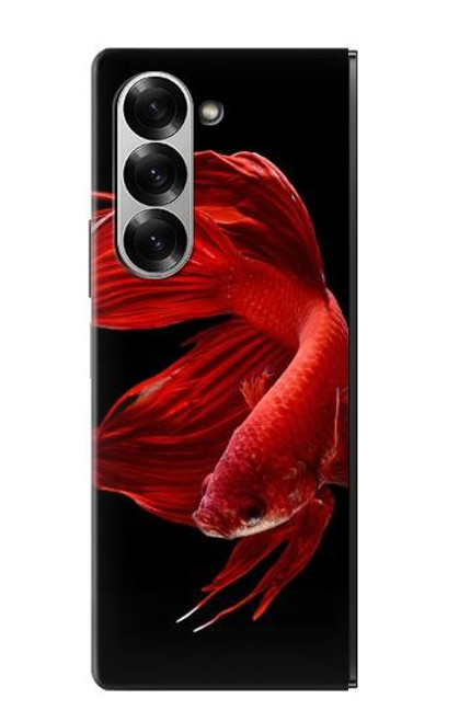 S2092 Red Siamese Fighting Fish Case For Samsung Galaxy Z Fold 7