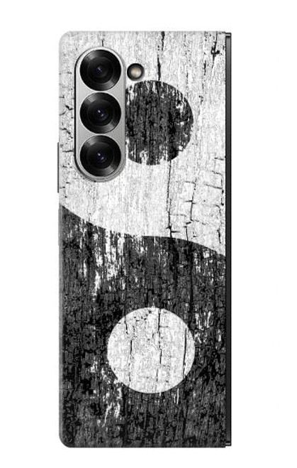 S2489 Yin Yang Wood Graphic Printed Case For Samsung Galaxy Z Fold 7