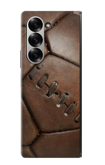 S2661 Leather Soccer Football Graphic Case For Samsung Galaxy Z Fold 7