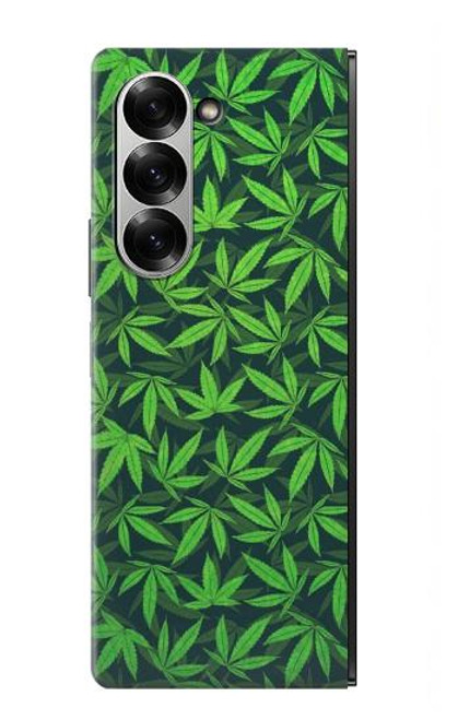 S2666 Marijuana Pattern Case For Samsung Galaxy Z Fold 7