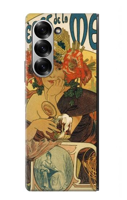 S2740 Alphonse Mucha Bieres De La Muse Case For Samsung Galaxy Z Fold 7