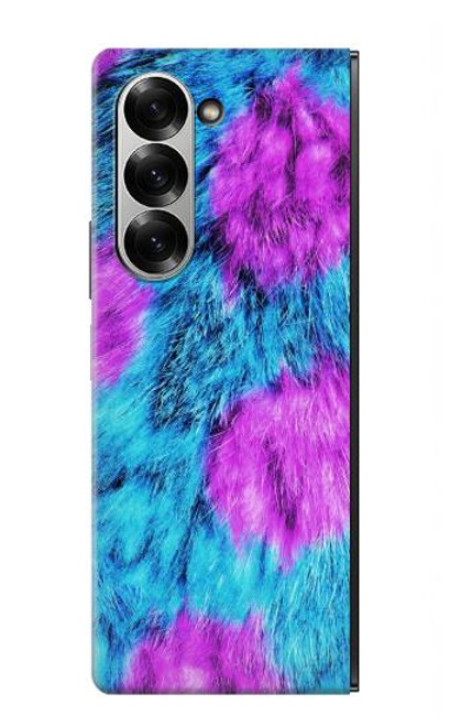 S2757 Monster Fur Skin Pattern Graphic Case For Samsung Galaxy Z Fold 7
