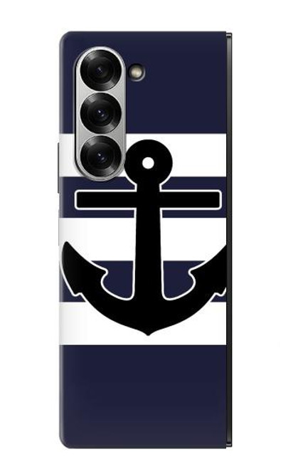 S2758 Anchor Navy Case For Samsung Galaxy Z Fold 7