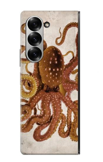 S2801 Vintage Octopus Case For Samsung Galaxy Z Fold 7