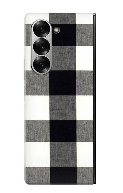 S2842 Black and White Buffalo Check Pattern Case For Samsung Galaxy Z Fold 7