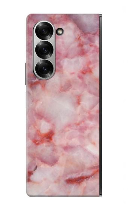 S2843 Pink Marble Texture Case For Samsung Galaxy Z Fold 7