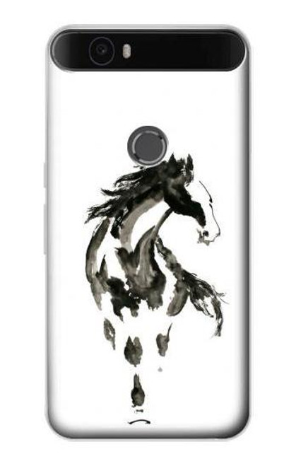 S1031 Horse Paintbrush Case For Huawei Nexus 6P