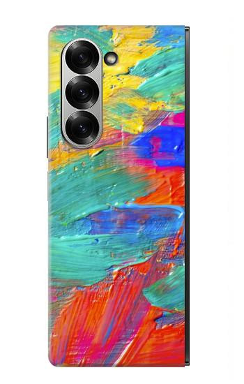 S2942 Brush Stroke Painting Case For Samsung Galaxy Z Fold 7