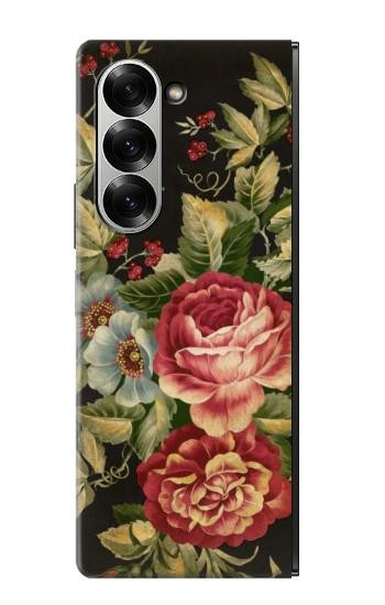 S3013 Vintage Antique Roses Case For Samsung Galaxy Z Fold 7