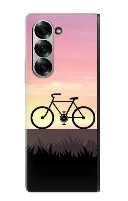 S3252 Bicycle Sunset Case For Samsung Galaxy Z Fold 7