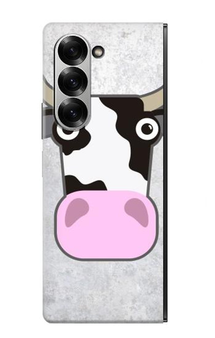 S3257 Cow Cartoon Case For Samsung Galaxy Z Fold 7