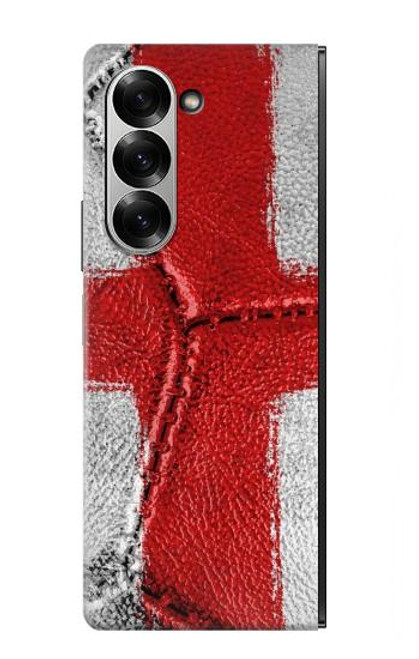 S3316 England Flag Vintage Football Graphic Case For Samsung Galaxy Z Fold 7