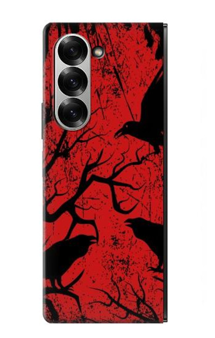 S3325 Crow Black Blood Tree Case For Samsung Galaxy Z Fold 7