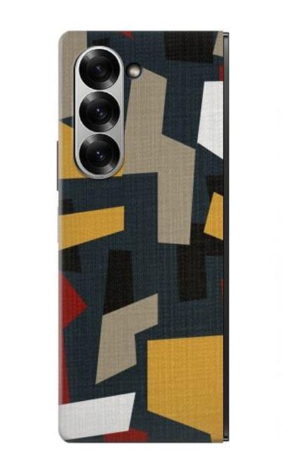 S3386 Abstract Fabric Texture Case For Samsung Galaxy Z Fold 7