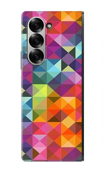 S3477 Abstract Diamond Pattern Case For Samsung Galaxy Z Fold 7