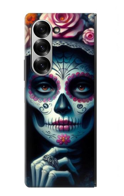 S3990 Girl Skull Steam Punk Gothic Case For Samsung Galaxy Z Fold 7