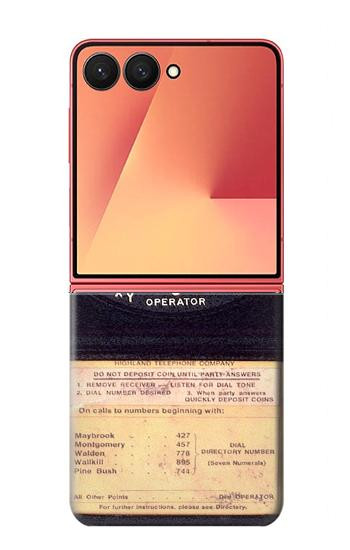 S0086 Payphone Vintage Case For Samsung Galaxy Z Flip 7