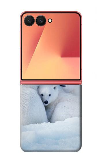 S0285 Polar Bear Family Arctic Case For Samsung Galaxy Z Flip 7
