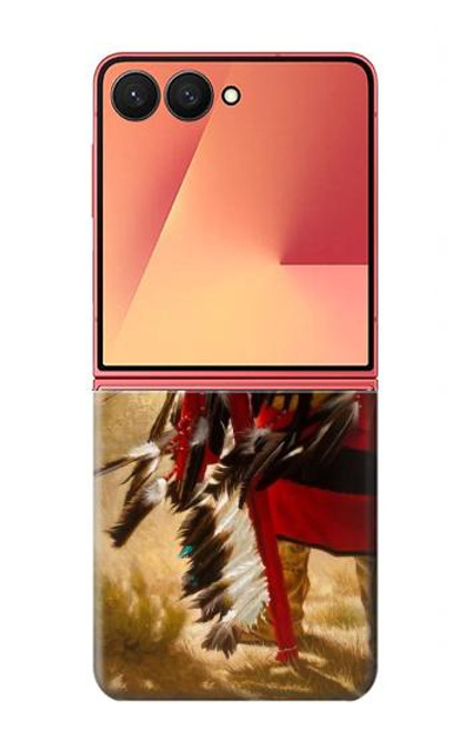 S0817 Red Indian Case For Samsung Galaxy Z Flip 7
