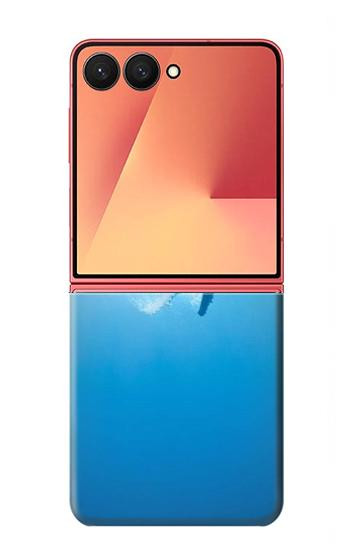 S0843 Blue Whale Case For Samsung Galaxy Z Flip 7