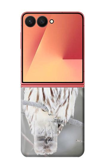 S1566 Snowy Owl White Owl Case For Samsung Galaxy Z Flip 7
