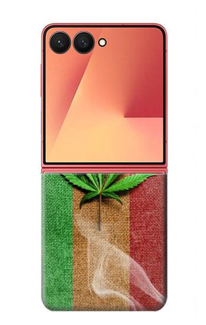 S2109 Smoke Reggae Rasta Flag Case For Samsung Galaxy Z Flip 7