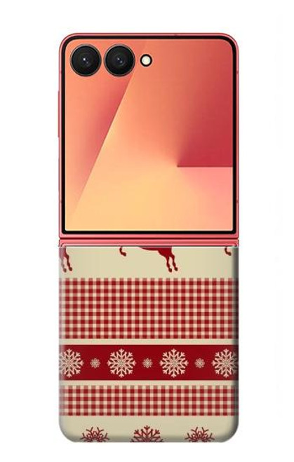 S2310 Christmas Snow Reindeers Case For Samsung Galaxy Z Flip 7