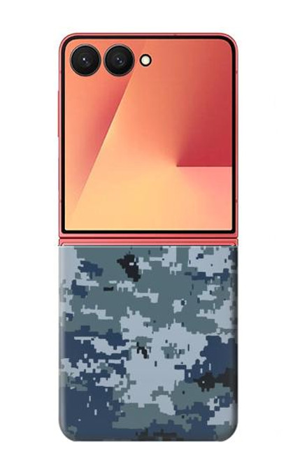 S2346 Navy Camo Camouflage Graphic Case For Samsung Galaxy Z Flip 7