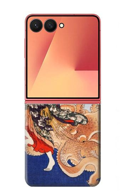 S2496 Japan Art Utagawa Kuniyoshi Tamatori Case For Samsung Galaxy Z Flip 7
