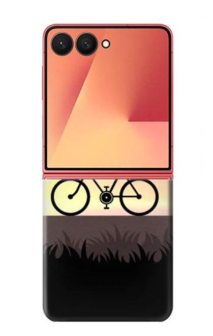 S3252 Bicycle Sunset Case For Samsung Galaxy Z Flip 7