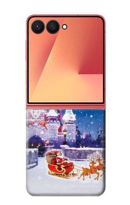 S3282 Santa Xmas Castle Case For Samsung Galaxy Z Flip 7
