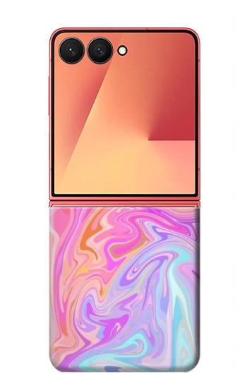 S3444 Digital Art Colorful Liquid Case For Samsung Galaxy Z Flip 7