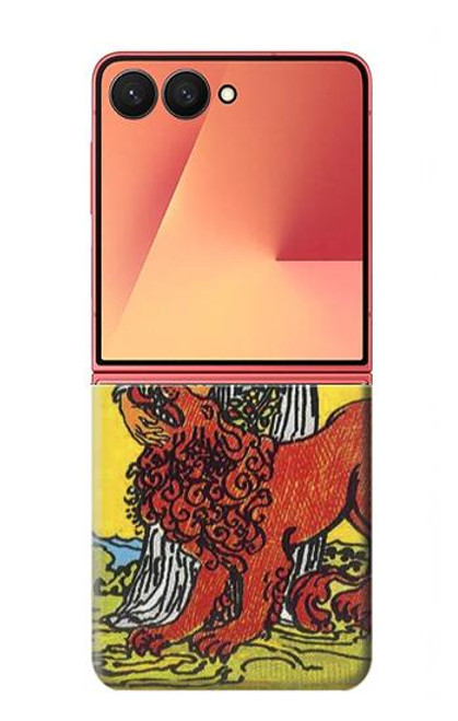 S3458 Strength Tarot Card Case For Samsung Galaxy Z Flip 7