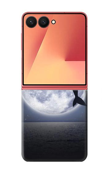 S3510 Dolphin Moon Night Case For Samsung Galaxy Z Flip 7