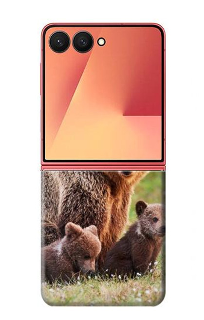 S3558 Bear Family Case For Samsung Galaxy Z Flip 7