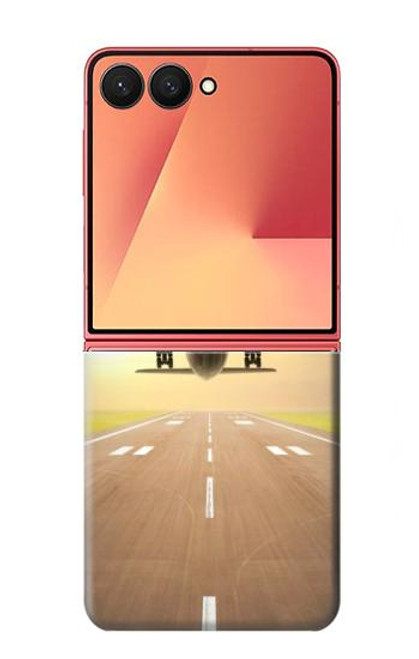 S3837 Airplane Take off Sunrise Case For Samsung Galaxy Z Flip 7