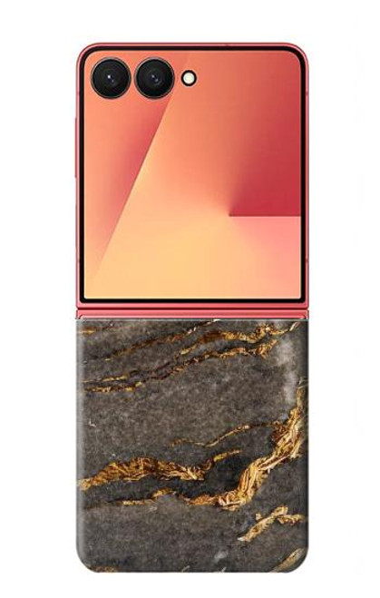 S3886 Gray Marble Rock Case For Samsung Galaxy Z Flip 7