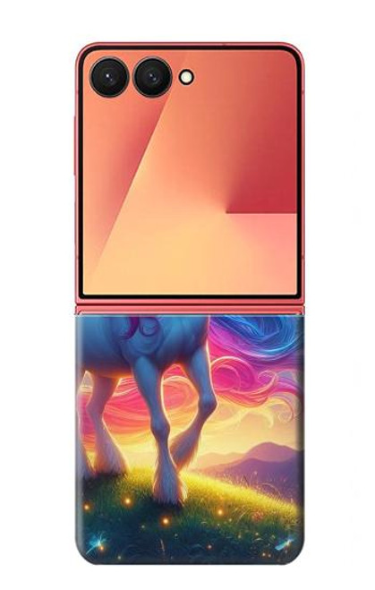 S3977 Colorful Unicorn Case For Samsung Galaxy Z Flip 7